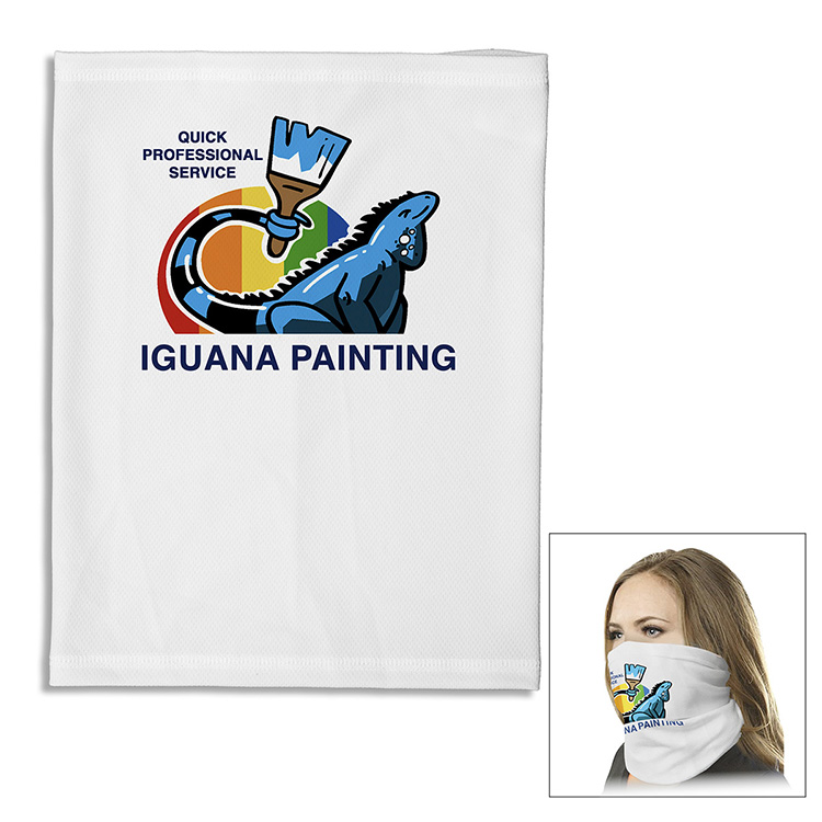 “The Husky Cooling Fandana™” 170 GSM Full Color Sublimation Gaiter, Facecover and Headwear – Domestic Production